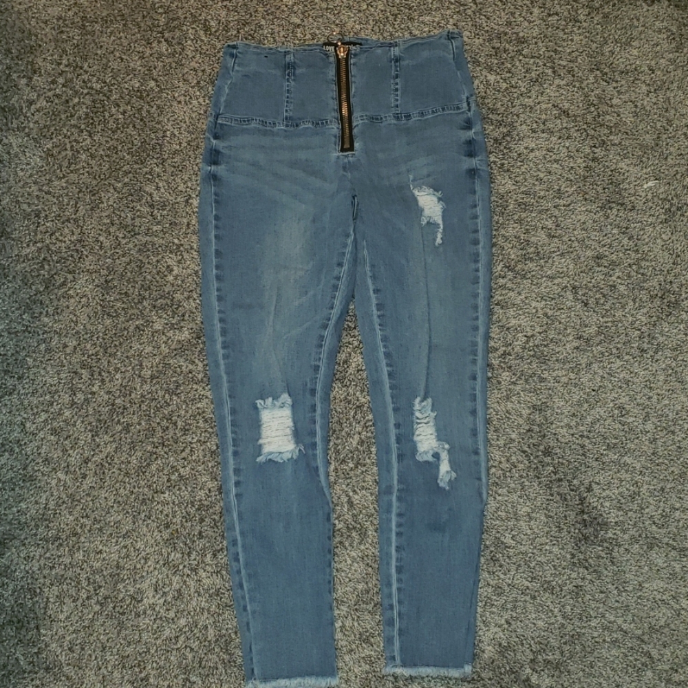 Zipper Jean